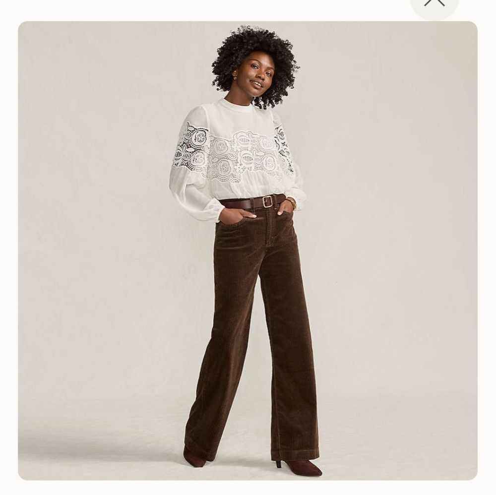 Land's End Chocolate Brown Corduroy Pants